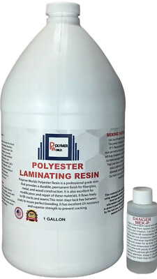#ad #ad Polymer World Polyester Resin 1 Gallon For Boats RVs Canoes Fiberglass Autos