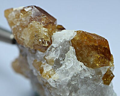 42 Gram Clinohumite Very beautiful color above two crystals together @ AFG