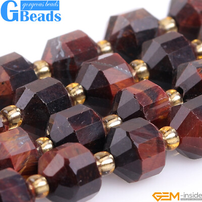 Hand Bicone Faceted Beads Various Materials Natural Gemstone Free Shipping 15quot;
