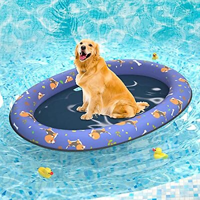 #ad Dog Float Raft Inflatable Dog Swimming Float for Summer Large Dog2