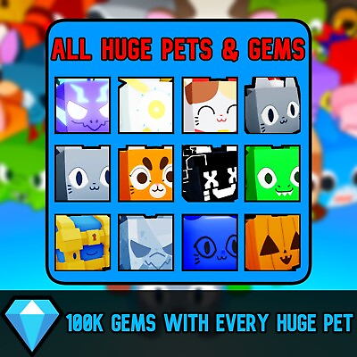 #ad Pet Simulator 99 Huge Pets 💎Gems💎 Cheap and Quick Pet Sim 99 PS99