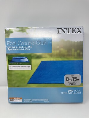 #ad Intex Pool Ground Cloth for 8ft to 15ft Round Above Ground Pools