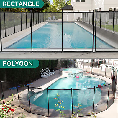 #ad Pool Fences 4 x96 Feet Removeable Outdoor Backyard Garden Child Safety Fence