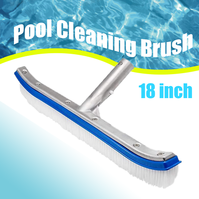 #ad #ad 18quot; Swimming Pool Cleaning Wall Brush With Aluminum Back Easily Sweep Pool Algae