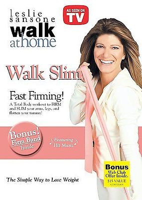 #ad Leslie Sansone#x27;s Walk Slim Fast Firming with Firming Band DVD VERY GOOD