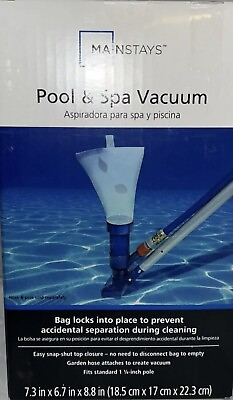 #ad NEW Mainstays Swimming Pool amp; Spa Vacuum Head Garden Hose Attachable EFFECTIVE