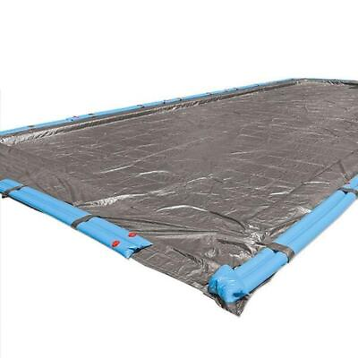 #ad Rectangle Super Polar Plus Inground Winter Pool Cover 16 Year Warranty Silver
