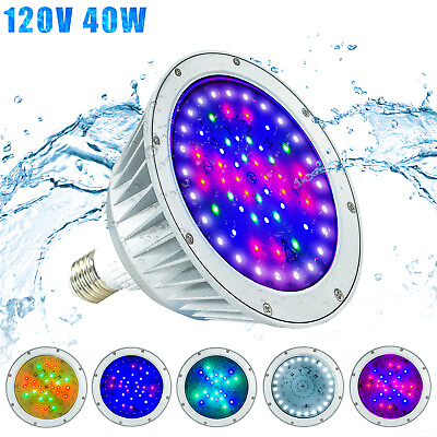 #ad #ad 120V 40Watt LED Pool Light Bulb Replacement for 350W Pentair and Hayward Fixture
