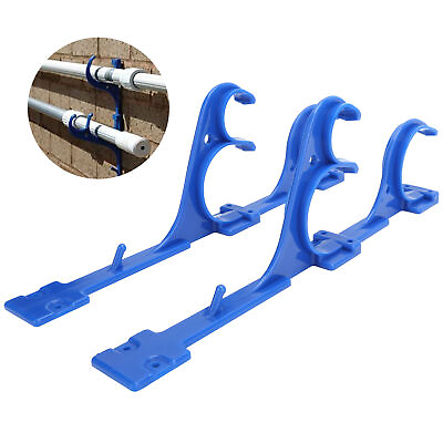 #ad Plastic Pool Hanger Hook For Pool Telescoping Pole Vacuum Hose Leaf Skimmer AOS
