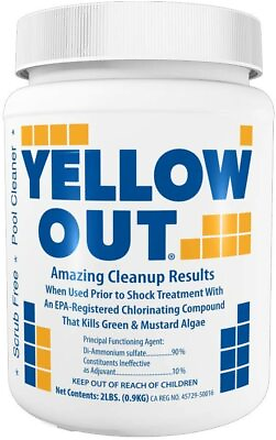 Yellow Out Swimming Pool Chlorine Shock Enhancing Treatment 2 lbs.