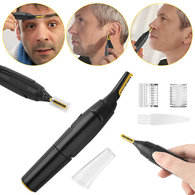Electric Ear Beard Nose Hair Trimmer Eyebrow Mustache Remover Shaver Clipper New