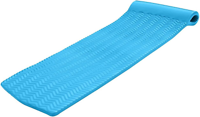 #ad #ad Serenity 1.5quot; Thick Vinyl Coated Foam Pool Lounger Swim Float Mat with Roll Pill