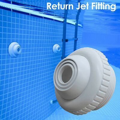 #ad 4PCS Rotatable Jet Fountain Nozzle Spa Swimming Pool Accessories 180° Rotatable