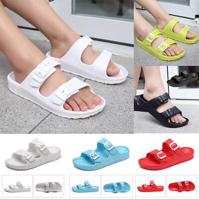 #ad BEACH Summer Sandals LEISURE POOL Slip Non slip sandals SLIDERS Girls unisex