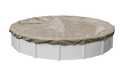 #ad Pool Mate 5724 4 Winter 24 ft. Pool 5 Extra Heavy Duty Sandstone