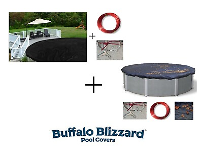 #ad #ad Buffalo Blizzard Above Ground Swimming Pool Micro Mesh Winter Cover amp; Leaf Net