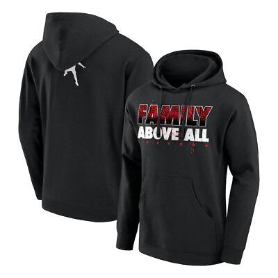#ad Roman Reigns Family Above All Pullover Hoodie Black