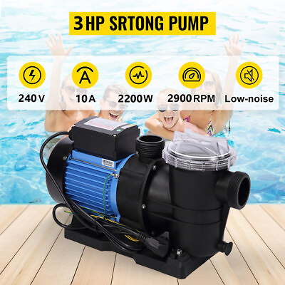 #ad Flowclear Pump Above Ground Swimming Pool Water Filter Pump 3 Horse Power 220V