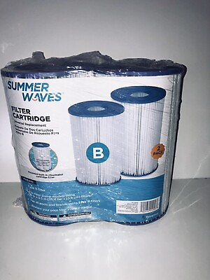 #ad Pool Filter Type B Summer Waves 2 Pack SHIPS FREE