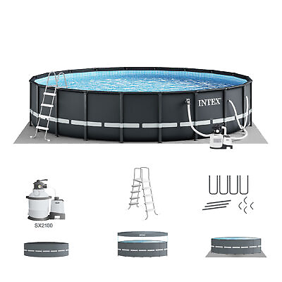 #ad #ad Intex 26333EH 20#x27; x 48quot; Round Ultra XTR Frame Swimming Pool Set with Filter Pump