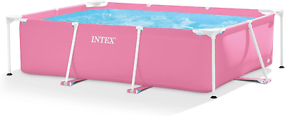 #ad Intex 28266EH 7 Foot X 4 Foot X 24 Inch Rectangular Metal Frame above Ground Out
