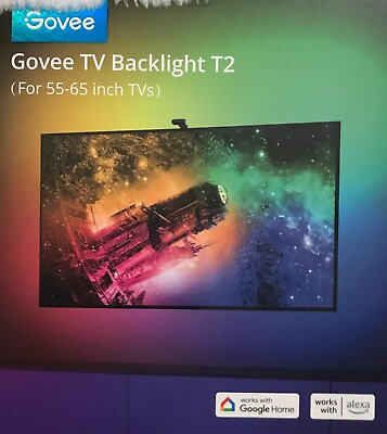 #ad Govee TV Backlight T2 For 55 65quot; Televisions USED GOOD