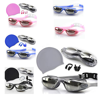 Waterproof Silicone Goggles HD Anti fog Lens With Clear Vision Swimming Parts