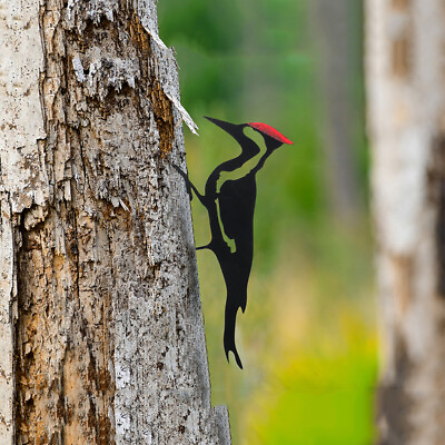 #ad Woodpecker Garden Bird Ornament For Outdoor Nature Lover Patio Backyard Decor US