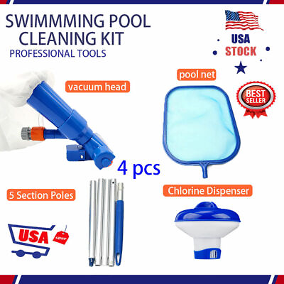 #ad 4pcs Above Ground Pool Cleaning amp; Maintenance Accessories Set Kit