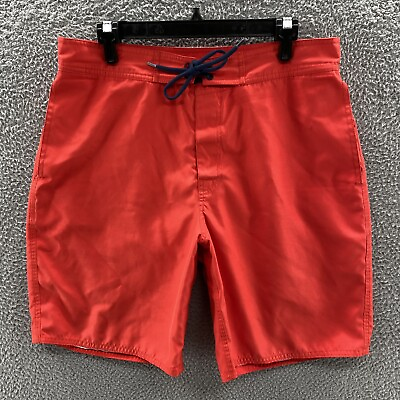 #ad Bonobos Swim Trunks Shorts Mens 38 Red Lined Active Swimming Water 9” Inseam