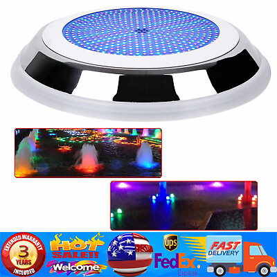#ad 252 Leds RGB Swimming Pool Light Color LED Waterproof Ultra Bright 18W Lamp 12V