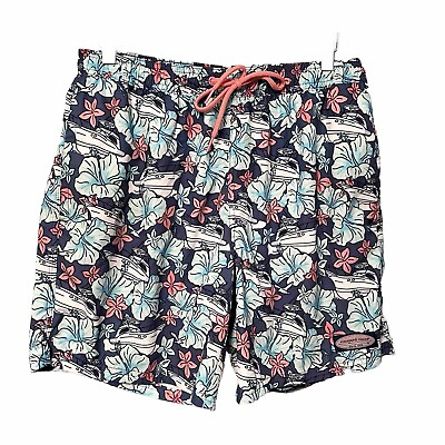 #ad #ad Vineyard Vines Men#x27;s 7quot; Printed Chappy Swim Trunks Boat All Over Print Size M