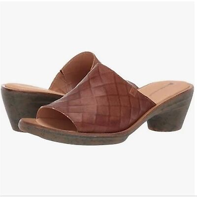 #ad El Naturalista Aqua Slide Sandals Size 40 Brown Leather Made in Spain