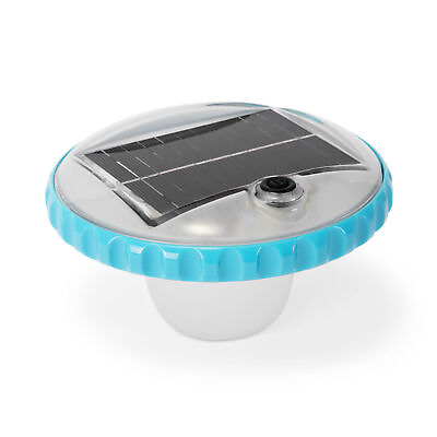 Intex 28690E Solar Powered LED Floating Pool Night Light Auto On Color Changing