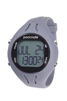 #ad NEW Swimovate PoolMate 2 GREY Swimming Computer Lap Counter Watch Pool Mate