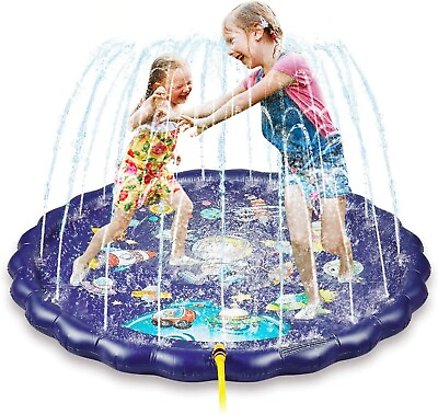 #ad #ad Sprinkler amp; Splash Play Mat 68quot; Large Wading Pool Toy for Kids Small Pool