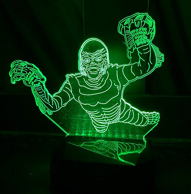 Creature from the black lagoon swimming light