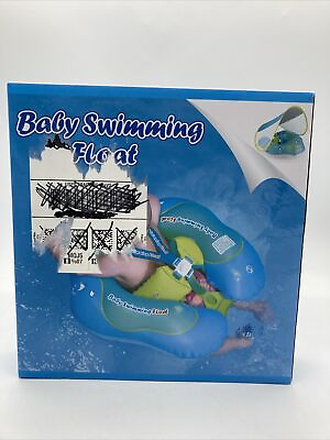 #ad Baby Swimming Float w Canopy; Adjustable S L XL; Age 12 36 Mos NEW Open Box