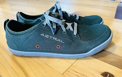 #ad Astral M#x27;s Loyak Shoes Mens 8 Green Gray Lightweight Water Sneakers Boat Outdoor