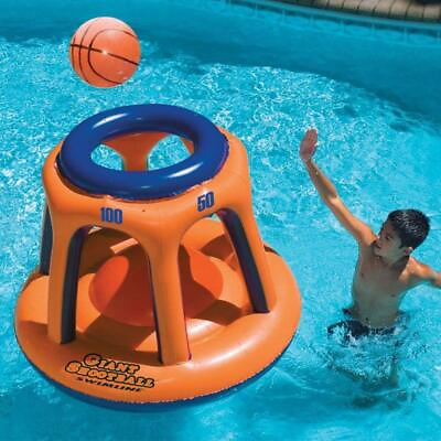 Swimming Pool Basketball Hoop Inflatable Game Floating Water Toys Swim Fun Play