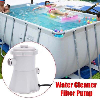 300 Gallon Electric Swimming Pool Filter Pump For Above Ground Pools Cleaning