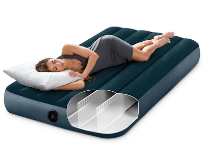 Intex 10quot; Standard Dura Beam Airbed Mattress Perfect for Both in Home amp; Camping