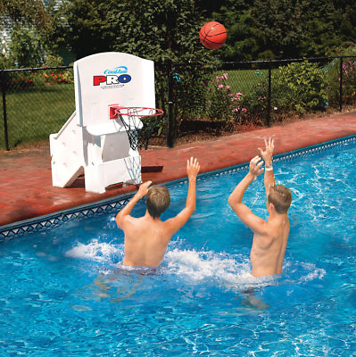 Swimline Cool Jam Pro Super Wide 44quot; Swimming Pool Basketball Hoop