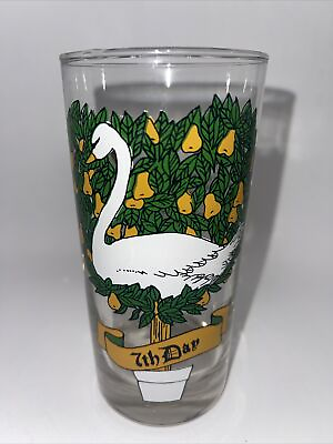 #ad Anchor Hocking 12 Days of Christmas Glass 7th Day Swans A swimming Replacement