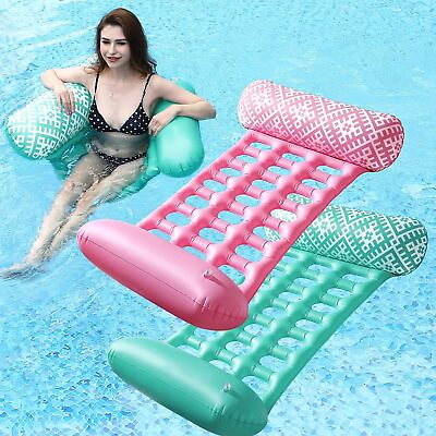 Pool Floats 2 Pack Pool Floats Rafts 4 in 1 Floats for Swimming Inflatable
