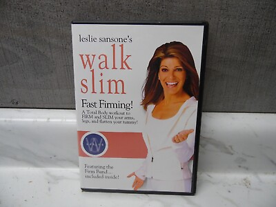 #ad #ad 🎆Leslie Sansone#x27;s Walk Slim: Fast Firming DVD By Leslie Sansone VERY GOOD🎆