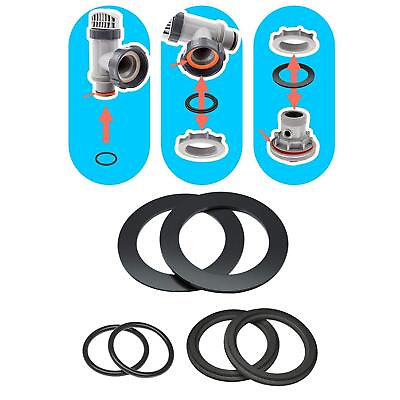 #ad 6x Connector Seals Gaskets Pool Pump Plug Gasket Replacements with Gasket for