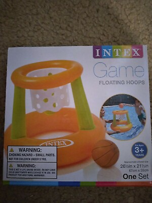 #ad #ad Floating Basketball Hoop Intex Game Pool One Set New In Box