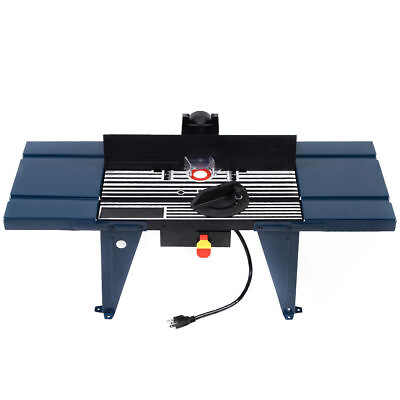 Electric Aluminum Router Table Routing Wood Working Tool Benchtop New