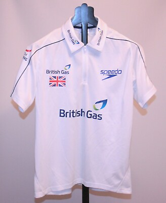 England British Gas Swimming national team polo shirt Speedo Size XS